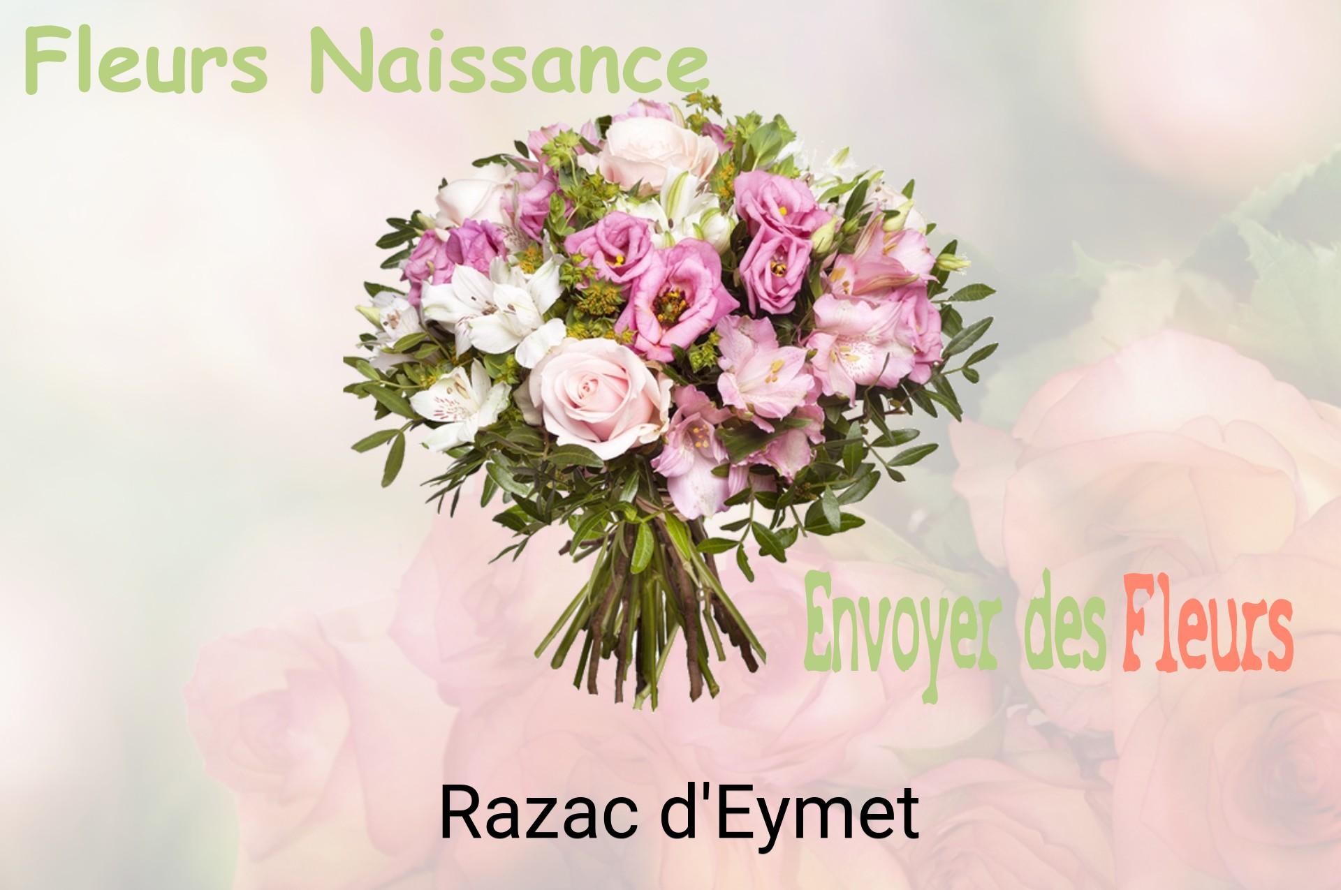 Bouquet de fleurs de naissance livré à Razac-d'Eymet